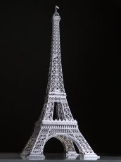 画像1: 1/1000 エッフェル塔（30cm高）ステンレス製キット (1)