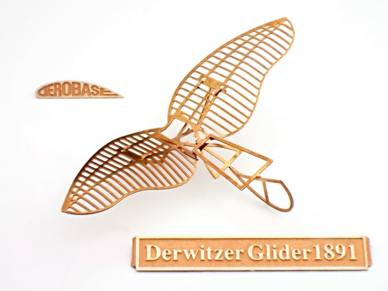画像1: リリエンタールのデルヴィッツ型グライダー1891年式 (1)