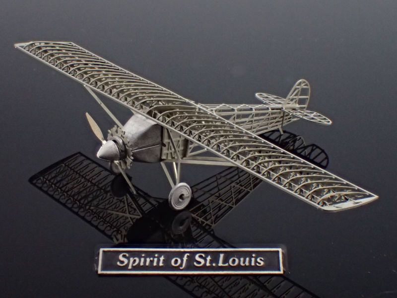 The Spirit of St Louis Brass Model Airplane by Aerobase 1/160 Scale Model from Japan 